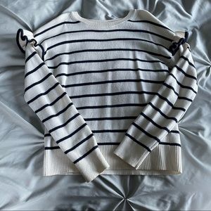 Navy Striped sweater